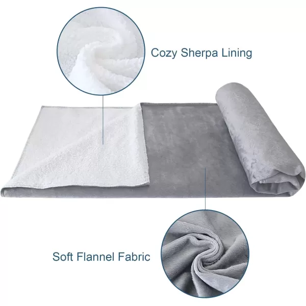 imageWaterproof Blanket Soft Microfiber ampamp Warm Sherpa Double Sided for MultiUse ampamp Machine Washable 40quotx30quot Fleece Dog Blanket