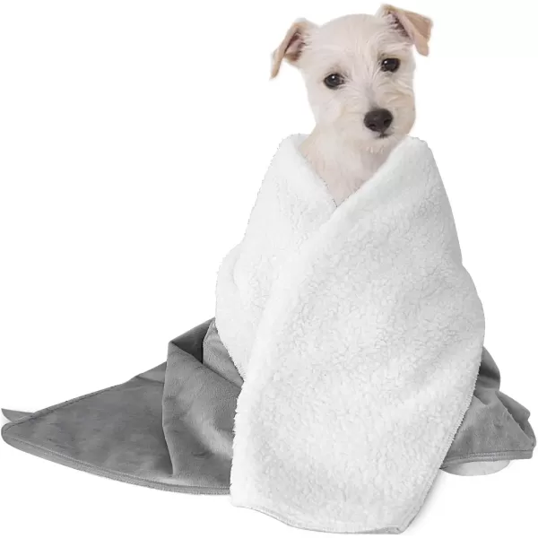imageWaterproof Blanket Soft Microfiber ampamp Warm Sherpa Double Sided for MultiUse ampamp Machine Washable 40quotx30quot Fleece Dog Blanket