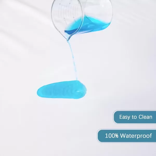 imageWaterproof Mattress Protector Queen 3457913Inches High Profile Zippered Mattress Cover ampamp Encasement 6 Sides Wrapping Box Spring CoverTwin
