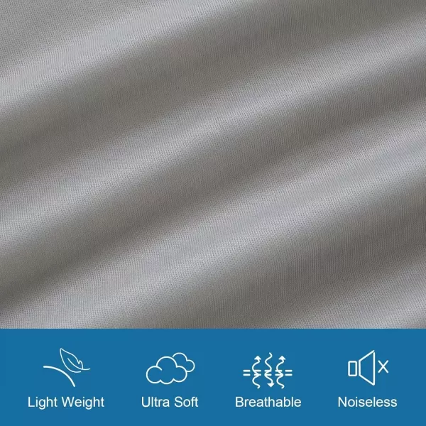 imageTwin Mattress Protector Waterproof Twin Size Mattress Pad Cover for Kids BedSoft ampamp Breathable Twin Fitted Bed Sheet for Single Bed with Deep Pocket and Elastic Rubber Band Up to 14 Inches GrayGray