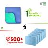 image4  Size Medium Pads  2  Size Large Pads Heavy Absorbency Reusable Incontinence Pads Waterproof Protective Pad for Bed Couch Sofa Furniture
