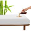 imageSPRINGSPIRIT Queen Size Waterproof Mattress Protector Cooling Viscose Made from Bamboo Mattress Pad Cover Queen Fitted up to 18 Depth Pocket
