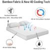 image2 Pack YQueen SizebEEKing Size Premium 100 Waterproof Mattress ProtectorCooling Breathable Mattress Pad Cover Fitted Sheet Style821quot Extra Deep Pocket Washable Noiseless