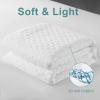 image2 Pack YQueen SizebEEKing Size Premium 100 Waterproof Mattress ProtectorCooling Breathable Mattress Pad Cover Fitted Sheet Style821quot Extra Deep Pocket Washable Noiseless