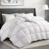 imageMERITLIFE Oversized King Comforter All Season Quilted Down Alternative Bed Comforter Cooling 2100 Series Reversible Lightweight Breathable Duvet Insert with Corner TabsDark Grey98quotx116quotWhite