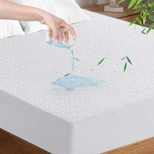 image2 Pack Twin XL Size YBeehive 100 Waterproof Twin XL Size Mattress Protector Noiseless College Dorm Room Bed Mattress Cover Extra Long Single Cooling Breathable Soft Washabl