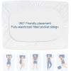 imageKing Mattres Protector Pad Waterproof Quilted Breathable ampamp Cooling King Size Mattress Cover Protector Fitted with Deep Pocket Up to 24quot White