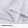 imageMERITLIFE Summer Cooling Comforters King Size Fluffy All Season White Down Alternative Comforter Lightweight Quilted Duvet Insert with 8 Corner Tabs White King 90quotx102quotWhite
