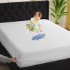 image2 Pack Queen SizeFull Size Premium 100 Waterproof Queen Mattress Protector4D Air Cooling 300GSM Mattress Pad CoverBreathable AllRound 360 Bed Mattress Topper Protection Noiseless Vinyl Free