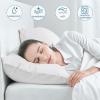 image4 Pack Pillow Protectors with Zipper Standard Size Breathable ampamp Noiseless Pillow Protector 100 Waterproof Pillow Cases 2026 White Pillow CoversQueen