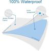 image4 Pack Pillow Protectors with Zipper Standard Size Breathable ampamp Noiseless Pillow Protector 100 Waterproof Pillow Cases 2026 White Pillow CoversStandard