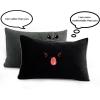 imageMERITLIFE Luxury Fluffy Black Queen Comforter Set Micromink Sherpa Comforter 3 Pcs Bed Set Queen Size DoubleSided 1 Warm Fleece Comforter 2 PillowcasesWashableBlack Grey88quotx88quotBlack
