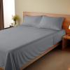 imageSPRINGSPIRIT Cot Sheets 30quot x 75quot x 9quot 4 Piece Cot Sheet Set Cot Size Fitted Sheets with Narrow TwinCamp BunkRvs BunkGuest BedsTrifold Mattress GreyGrey