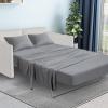 imageSPRINGSPIRIT Cot Sheets 30quot x 75quot x 9quot 4 Piece Cot Sheet Set Cot Size Fitted Sheets with Narrow TwinCamp BunkRvs BunkGuest BedsTrifold Mattress GreyGrey