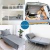 imageSPRINGSPIRIT Cot Sheets 30quot x 75quot x 9quot 4 Piece Cot Sheet Set Cot Size Fitted Sheets with Narrow TwinCamp BunkRvs BunkGuest BedsTrifold Mattress GreyGrey