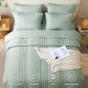 imageCozyLux Queen Comforter Set  7 Pieces Bed in a Bag Beige Comforters Queen Size Bed Set Soft Bedding Set with All Seasons Comforter Sheets Pillowcases ampamp ShamsSage Green