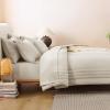imageCozyLux Queen Comforter Set  7 Pieces Bed in a Bag Beige Comforters Queen Size Bed Set Soft Bedding Set with All Seasons Comforter Sheets Pillowcases ampamp ShamsBeige