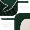 imageCozyLux Extra Deep Pocket King Sheets  6 Piece Sheet Set  Fits Up to 21 inches Thick Mattresses  Luxury Bedding Set  Breathable Bed Sheets ampamp Pillowcases  Easy ampamp Secure Fit  Dark Grey King SizeEmerald Green
