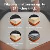 imageCozyLux Extra Deep Pocket King Sheets  6 Piece Sheet Set  Fits Up to 21 inches Thick Mattresses  Luxury Bedding Set  Breathable Bed Sheets ampamp Pillowcases  Easy ampamp Secure Fit  Dark Grey King SizeBlack