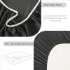 imageCozyLux Extra Deep Pocket King Sheets  6 Piece Sheet Set  Fits Up to 21 inches Thick Mattresses  Luxury Bedding Set  Breathable Bed Sheets ampamp Pillowcases  Easy ampamp Secure Fit  Dark Grey King SizeDark Grey