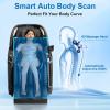 imageMERITLIFE 4D Massage Chair Full Body Zero Gravity Dual SLTrack Power Shiatsu Massage Chair with AI ControlBody Scan Heating 24 Auto ModesCustomized Massage and Wireless Charging Dark BlackDark Black