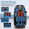 imageMERITLIFE 4D Massage Chair Full Body Zero Gravity Dual SLTrack Power Shiatsu Massage Chair with AI ControlBody Scan Heating 24 Auto ModesCustomized Massage and Wireless Charging Dark BlackDark Black