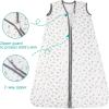 imageSPRINGSPIRIT Baby Sleep Sack 1824 Months 100 Cotton Toddler Sleeping Bag 2Way Zipper Wearable Blanket for Baby 05 TOG