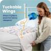 imageIMPROVIA Toddler Bed Wetting Pad  2 Pack 34x36 Waterproof Mattress Protector with Tuckable Wings  Ultra Absorbent Fast Drying NonSlip Washable Underpad for Kids ampamp Potty Training  Unicorn DesignSpace 