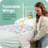 imageIMPROVIA Toddler Bed Wetting Pad  2 Pack 34x36 Waterproof Mattress Protector with Tuckable Wings  Ultra Absorbent Fast Drying NonSlip Washable Underpad for Kids ampamp Potty Training  Unicorn DesignDino 