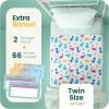 imageIMPROVIA Toddler Bed Wetting Pad  2 Pack 34x36 Waterproof Mattress Protector with Tuckable Wings  Ultra Absorbent Fast Drying NonSlip Washable Underpad for Kids ampamp Potty Training  Unicorn DesignDino 