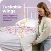 imageIMPROVIA Toddler Bed Wetting Pad  2 Pack 34x36 Waterproof Mattress Protector with Tuckable Wings  Ultra Absorbent Fast Drying NonSlip Washable Underpad for Kids ampamp Potty Training  Unicorn DesignUnicorn 