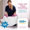 imageImprovia Positioning Bed Pad with 8 Reinforced Handles QuickDrying Washable Waterproof for Lifting Turning Transfering Elderly and Incontinence Patients Pink 34quot x 52quot  Pack of 1Pink