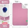 imageIMPROVIA Washable Underpads Heavy Absorbency Reusable Incontinence Pads for Kids Adults Elderly and Pets Waterproof Protection Floor Blue and White 34quot x 36quot  Pack of 4Pink