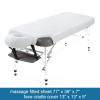 imageMassage Table Sheets Waterproof Massage Table Cover Set 2 Piece Include Massage Fitted Sheet and Face Cradle Cover Ultra Soft ampamp Skinfriendly Fit Massage Table ampamp Facial Bed Grey 28737White