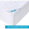 imageWaterproof Mattress Protector 45791317Inches Twin Zippered Mattress Cover ampamp Mattress Encasement 6 Sides Wrapping Box Spring CoverKing