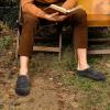 imageZigzagger Mens Slip On Moccasin Slippers IndoorOutdoor Warm Fuzzy Comfy House Shoes Fluffy Wide Loafer SlippersCamouflage Camel