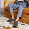imageZigzagger Mens Slip On Moccasin Slippers IndoorOutdoor Warm Fuzzy Comfy House Shoes Fluffy Wide Loafer SlippersCamouflage Camel