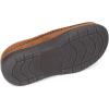imageZigzagger Mens Slip On Moccasin Slippers IndoorOutdoor Warm Fuzzy Comfy House Shoes Fluffy Wide Loafer SlippersCold Tawny