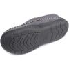 imageZigzagger Mens Slip On Moccasin Slippers IndoorOutdoor Warm Fuzzy Comfy House Shoes Fluffy Wide Loafer SlippersGrey