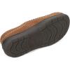imageZigzagger Mens Slip On Moccasin Slippers IndoorOutdoor Warm Fuzzy Comfy House Shoes Fluffy Wide Loafer SlippersPumpkin