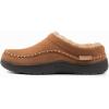 imageZigzagger Mens Slip On Moccasin Slippers IndoorOutdoor Warm Fuzzy Comfy House Shoes Fluffy Wide Loafer SlippersTan