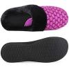 imageZigzagger Womens Breathable Knit Slippers Cozy Memory Foam House Shoes Nonslip Rubber Sole Footwear