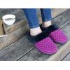 imageZigzagger Womens Breathable Knit Slippers Cozy Memory Foam House Shoes Nonslip Rubber Sole Footwear