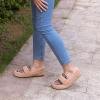 imageZizor Womens Fuzzy Loafer Slippers House Shoes with Memory FoamDark Brown