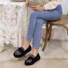 imageZizor Womens Fuzzy Loafer Slippers House Shoes with Memory FoamPure Black