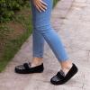 imageZizor Womens Fuzzy Loafer Slippers House Shoes with Memory FoamPure Black