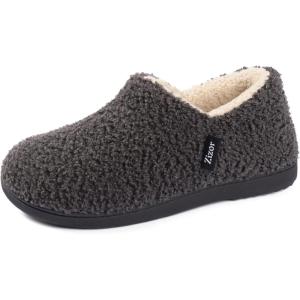imageZizor Womens Fuzzy Loafer Slippers House Shoes with Memory Foam