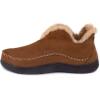 imageWishcotton Mens Moccasin Bootie Slippers With Cozy Memory Foam Winter Warm Fuzzy Indoor Outdoor House ShoesCamel