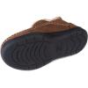 imageWishcotton Mens Moccasin Bootie Slippers With Cozy Memory Foam Winter Warm Fuzzy Indoor Outdoor House ShoesCoffee