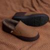 imageZigzagger Mens Zermatt Woolblend Loafer Slippers with Memory Foam IndoorCaramel Coffee